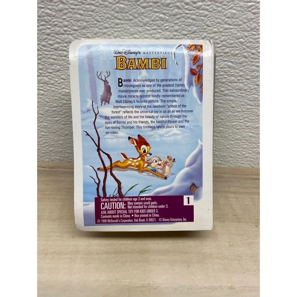 Vintage 1996 Mc Donalds Happy Meal Toy Disney Bambi